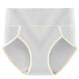Stylish Gray Geometric Hipster Underwear Soft Fabric Women\'s Panties with Wide Elastic Waist Perfect for Fashionable Girls - Shop N Save