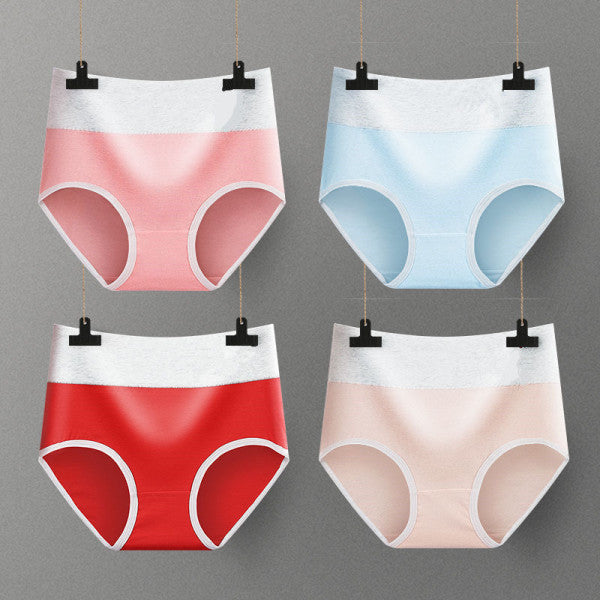 Stylish Red Cotton Blend Hipster Underwear for Women Comfortable Elastic Waist with Normal Fit - Shop N Save