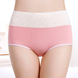 Stylish Gray Pink Elastic Waist Women\'s Hipster Underwear Soft Fabric Slim Fitted Stretchable Cotton Blend Material - Shop N Save