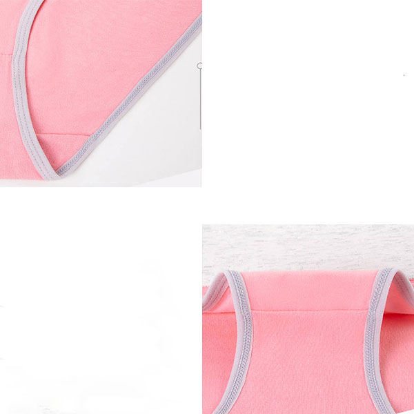 Stylish Gray Pink Elastic Waist Women\'s Hipster Underwear Soft Fabric Slim Fitted Stretchable Cotton Blend Material - Shop N Save