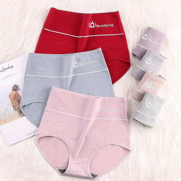 Pretty in Pink Comfortable Elastic Waist Hipster Underwear for Women Soft fabric Normal fit Cotton Blends - Shop N Save