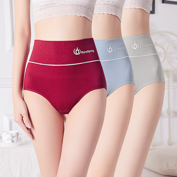 Comfortable Wine Red Cotton Blend Women\'s Hipster Underwear Soft Fabric Elastic Waist Perfect Innerwear for Girls - Shop N Save