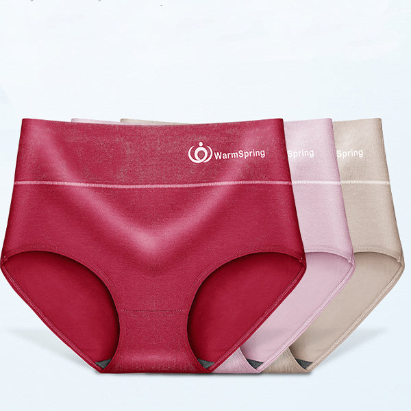 Comfortable Wine Red Cotton Blend Women\'s Hipster Underwear Soft Fabric Elastic Waist Perfect Innerwear for Girls - Shop N Save