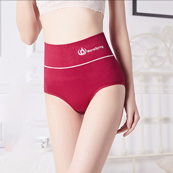 Comfortable Wine Red Cotton Blend Women\'s Hipster Underwear Soft Fabric Elastic Waist Perfect Innerwear for Girls - Shop N Save