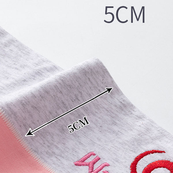 Girls\' Wide Waist Underwear Flexible and Thin Two Tone Panty with Letters Print Perfect Casual Inner Wear for Women! - Shop N Save