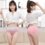 Girls\' Wide Waist Underwear Flexible and Thin Two Tone Panty with Letters Print Perfect Casual Inner Wear for Women! - Shop N Save