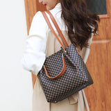 High Quality Double Handle Four Pieces Bags Set Zipper Closure Girls Fashion Wide Capacity Tote Bag Set Women Stylish Square Shape Bags
