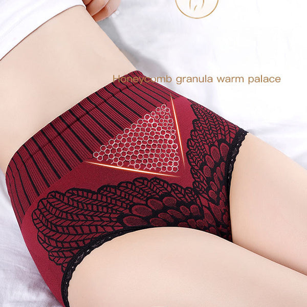Stylish Lace Hipster Underwear Comfortable Breathable Seamless. High Elastic Waist Perfect for Casual Occasions Red Nylon Material. Exclusive for Women