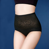 Floral Seamless High Waist Slim Fit Cotton Panties Comfortable &amp; Stylish Underwear for Women w/ Elastic Closure