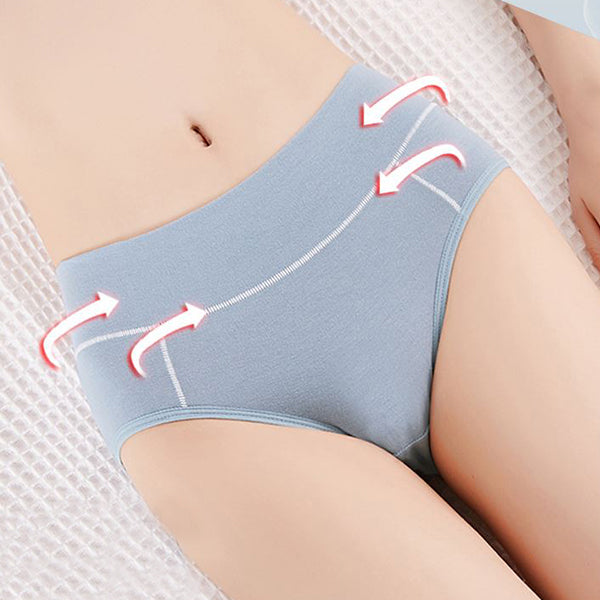 Green Comfort Seamless Slim Fit Cotton Panties Elastic Waist Women\'s Underwear – Casual Girls Innerwear Lingerie