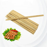 300 Pcs Strong Bbq Natural Bamboo Skewers - Brown