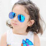 Childrens Fashion Sun Protection Sunglasses - Silver - Shop N Save