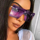 Girls Suqare Frame Fashion Sunglasses - Purple - Shop N Save
