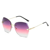 Ladies Fashion Simple Gradient Sunglasses - Light Brown - Shop N Save
