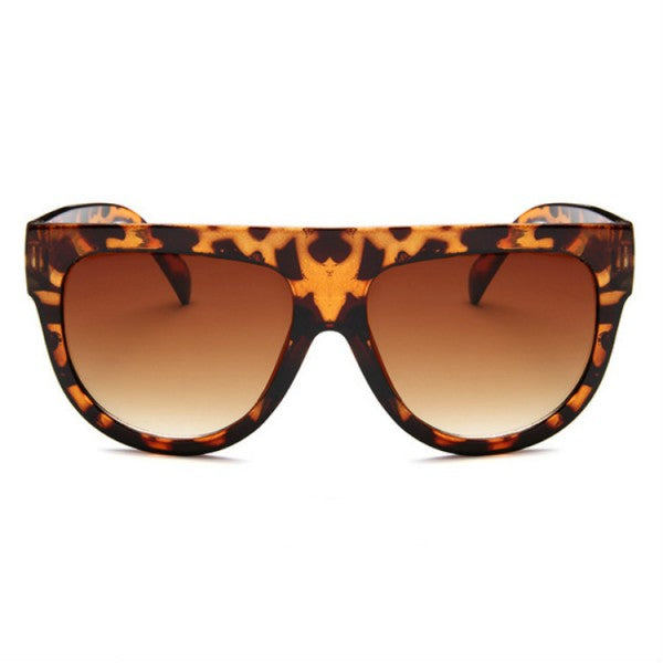 Ladies Leopard Frame Sunglasses - Leopard Brown - Shop N Save