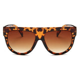 Ladies Leopard Frame Sunglasses - Leopard Brown - Shop N Save