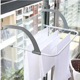 Foldable Clothes Towels Drying Rack Hanger - White
