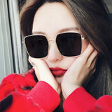 Girls Fashion Gold Frame Sunglasses - Dark Gray - Shop N Save