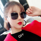 Girls Fashion Gold Frame Sunglasses - Dark Gray - Shop N Save