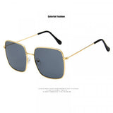 Girls Fashion Gold Frame Sunglasses - Dark Gray - Shop N Save