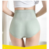 Women High Waisted Cotton Underwear - Pink