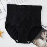 Women High Waisted Cotton Underwear - Pink