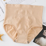 Women High Waisted Cotton Underwear - Gray