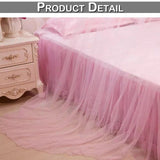 Romantic Hanging Round Mosquito Net For Bedroom - Light Pink