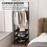 4 Tier Metal Wardrobe Hanging Corner Rack