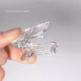 1 Piece Nail Crystal Anchor Clip - Transparent