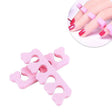 2 Pieces Heart High Elastic Nail Toe Separator - Pink - Shop N Save