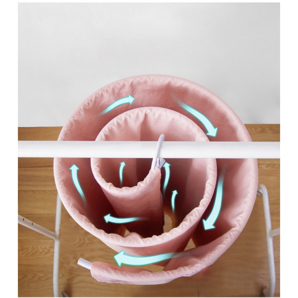 Stainless Steel Quilt Drying Rotating Heavy Duty Round Hanger