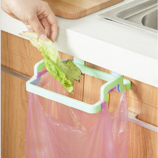 Multipurpose Creative Plastic Kitchen Cabinet Garbage Bag Shelf