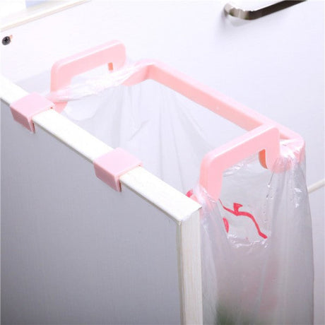 Multipurpose Creative Plastic Kitchen Cabinet Garbage Bag Shelf