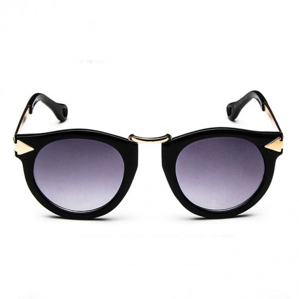 Kids Stylish Cat Eye Shades Sunglasses For Children - Black