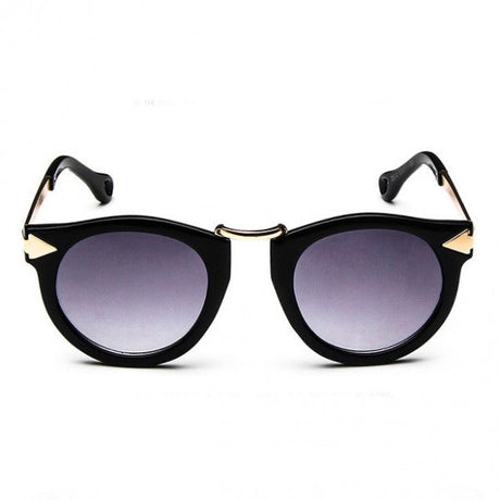Kids Stylish Cat Eye Shades Sunglasses For Children - Black