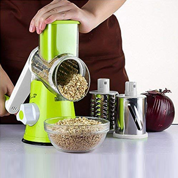 Multipurpose Manual Speedy Vegetable Fruit And Cheese Grinder - Red