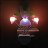 Mushroom Rabbit Automatic Light Sensor Night Light - White