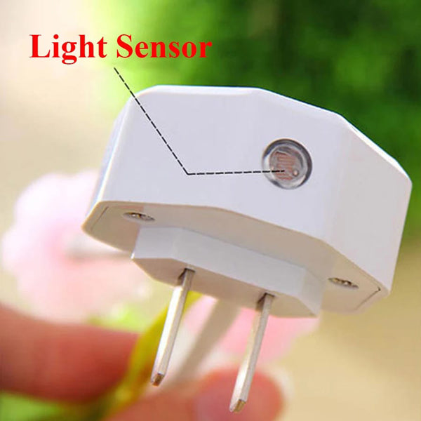 Mushroom Rabbit Automatic Light Sensor Night Light - White