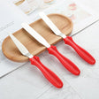 3 Pieces Cream Cake Decorating Spatula Set - Red - Shop N Save