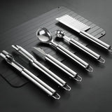 High Quality Stainless Steel Fruit Scoop - Silver