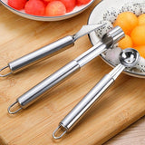 High Quality Stainless Steel Fruit Scoop - Silver