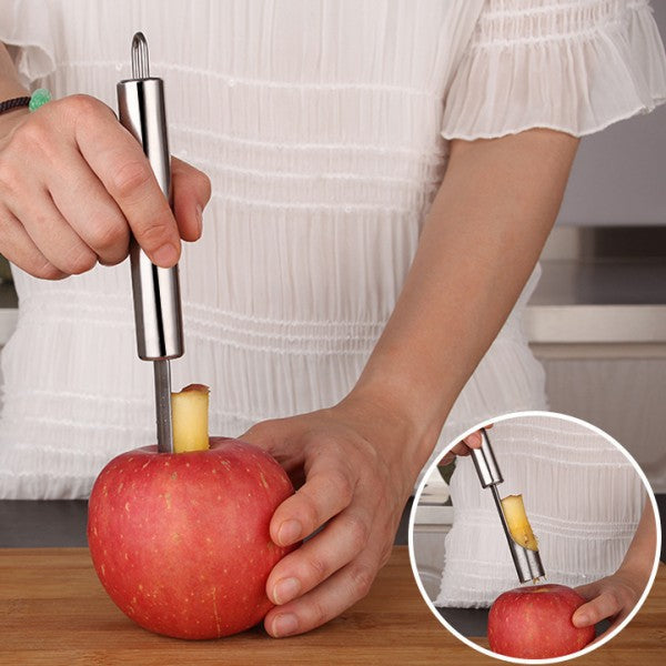 High Quality Stainless Steel Fruit Scoop - Silver