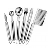 High Quality Stainless Steel Fruit Scoop - Silver