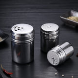 Spice Jars Empty Square Shaker Lids - Silver - Shop N Save
