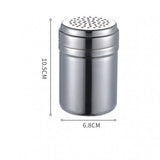Spice Jars Empty Square Shaker Lids - Silver - Shop N Save