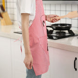 Fashionable Bear Print Hanging Apron - Red - Much My