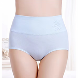 Soft Embossed Rose Cotton Ladies Underwear - Light Purple