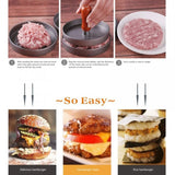 Easy Hamburger Press And Patties Maker - Silver - Shop N Save
