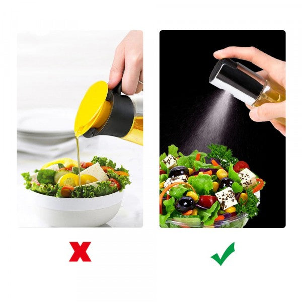 100Ml Glass Bottle Mister BBQ Oil Sprayer - Silver